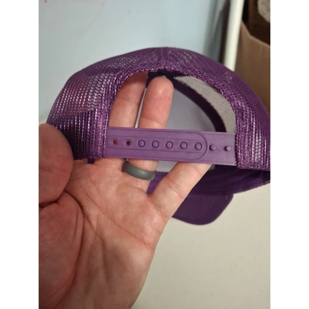 Bass Pro Shops Logo ~ Mesh Snapback Hat Fishing & Outdoors Purple